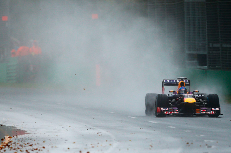 Sebastian Vettel - Action Sebastian Vettel 2013 Australian GP