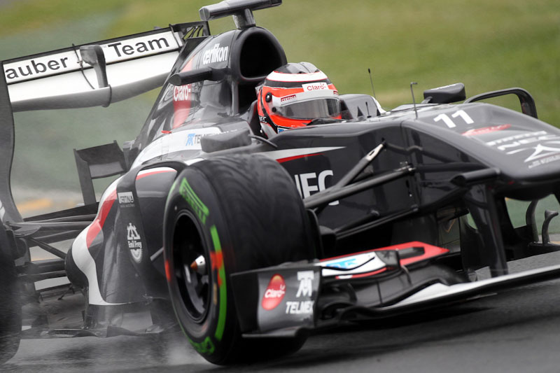 Sauber on Cinturato Green Inters on track Nico Hulkenburg 2013 Australian GP