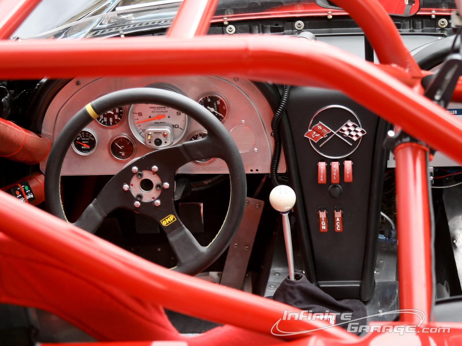 WPwedvettnorm Corvette Racecar Interior