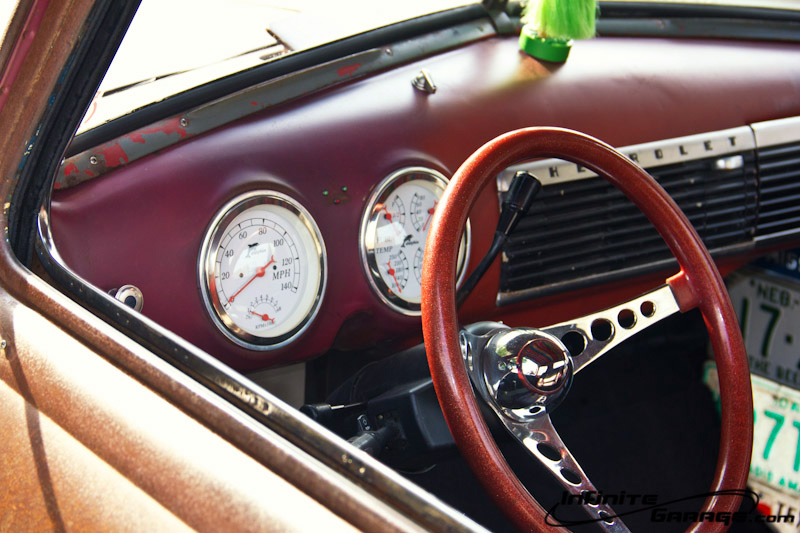 rat rod truck interior