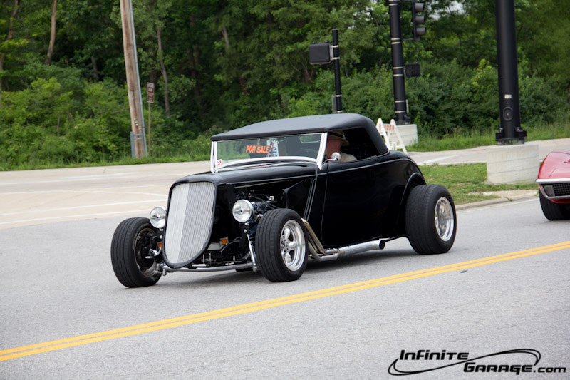 32 Ford rag top hot rod